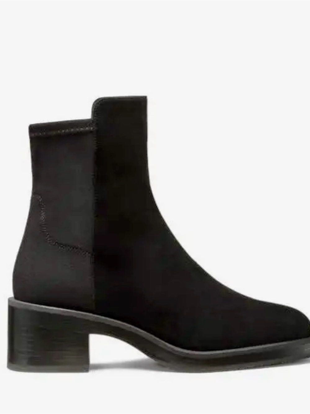 Stuart Weitzman Kaia 5050 Classic Women's Black Chelsea Ankle Boots